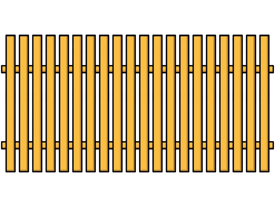 Mr.GARDENER Staketenzaun Juist KDI 1800x900 mm | Mahler Webseite