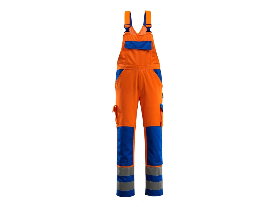 MASCOT® unisex Warnschutz-Latzhose Newcastle orange, schwarzblau Größe MASCOT® unisex Warnschutz-Latzhose Newcastle orange, schwarzblau Größe